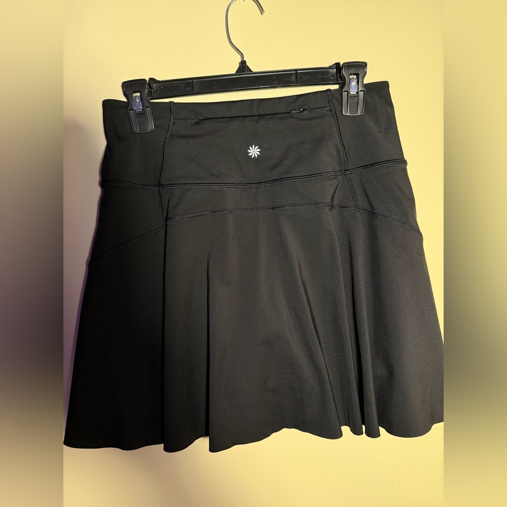 Black Pleated Women's Skirt